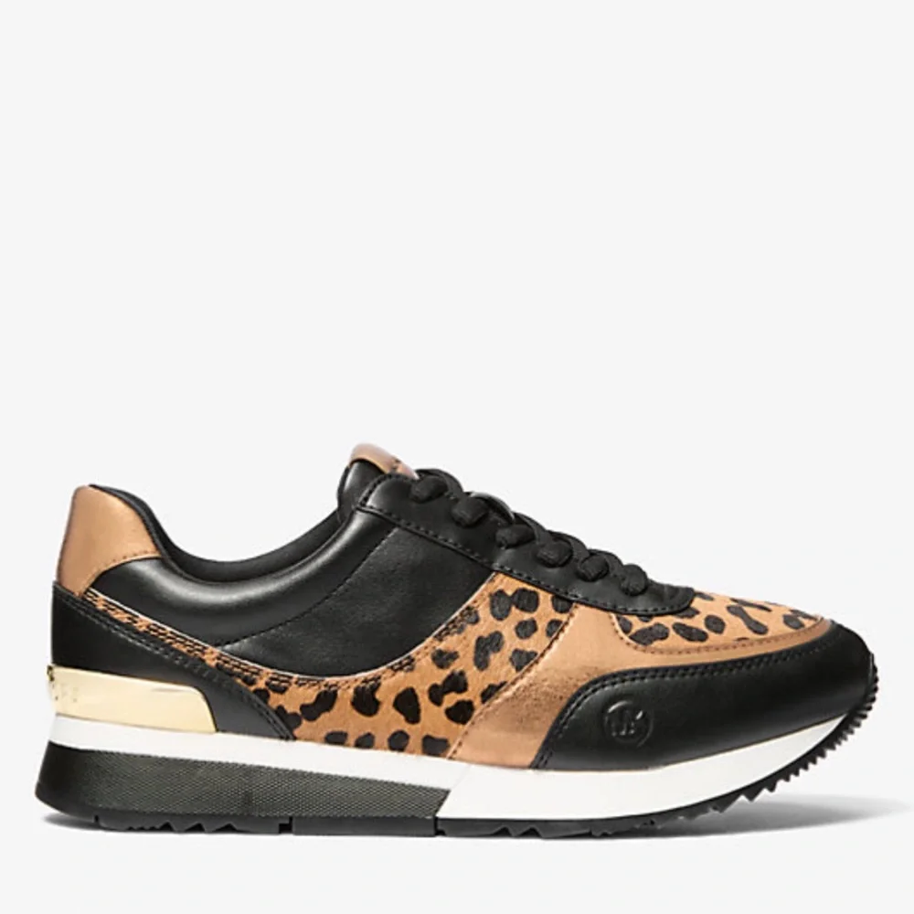 Michael Kors Leopard Print Sneakers - Picture 2 of 5